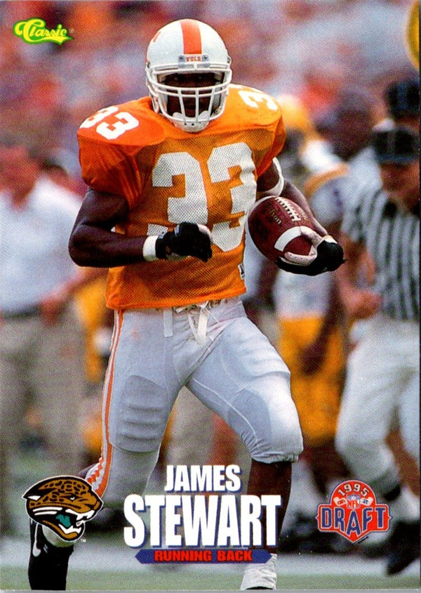 1995 Classic NFL Rookies James Stewart #19