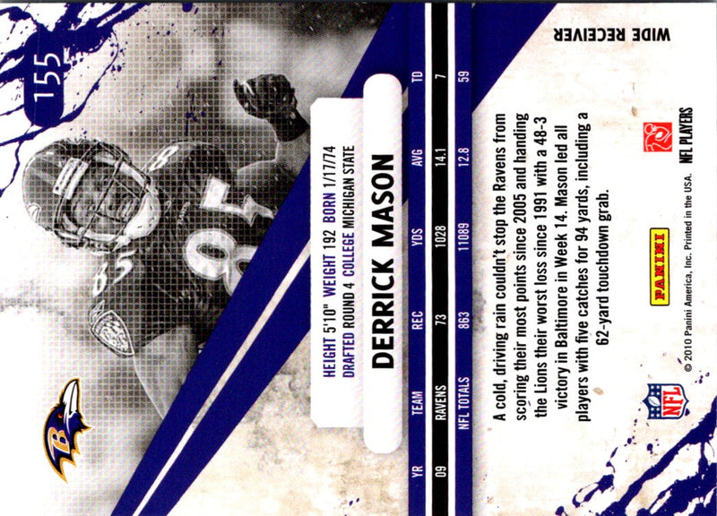 2010 Panini Rookies & Stars Derrick Mason