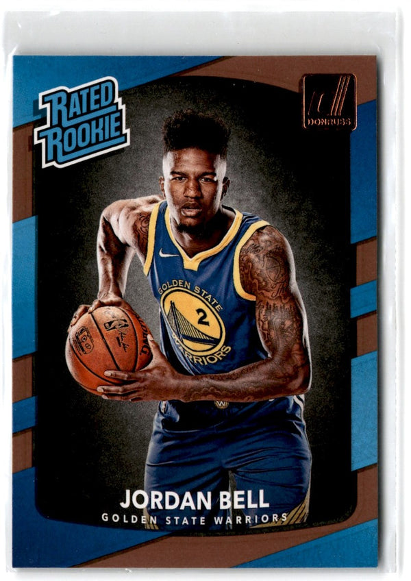 2017 Donruss Optic Blue Velocity Jordan Bell #163