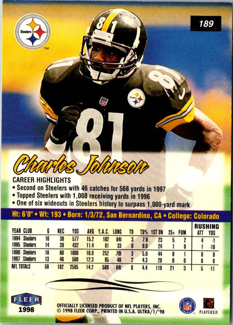 1998 Ultra Charles Johnson