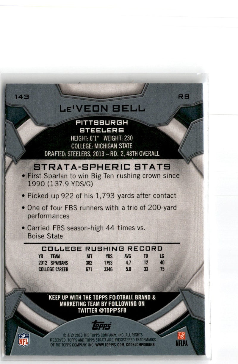 2013 Panini Player of the Day Le'Veon Bell