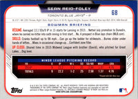 2015 Bowman Draft Picks & Prospects Red Asia Exclusive Sean Reid-Foley #68