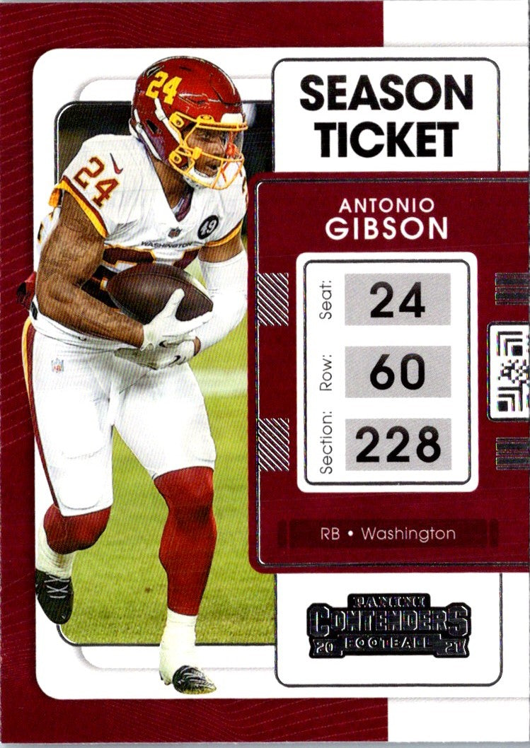 2021 Panini Contenders Antonio Gibson