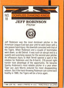 1989 Donruss Super Diamond Kings Jeff Robinson