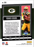 2022 Score Romeo Doubs #389 Rookie