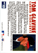 1993 Fleer Tom Glavine Career Highlights Tom Glavine