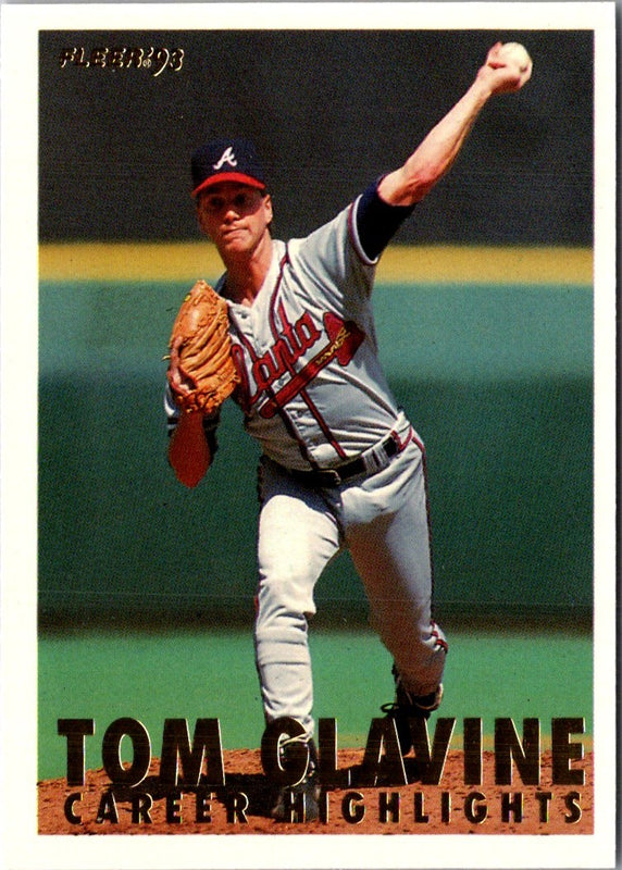 1993 Fleer Tom Glavine Career Highlights Tom Glavine #4B