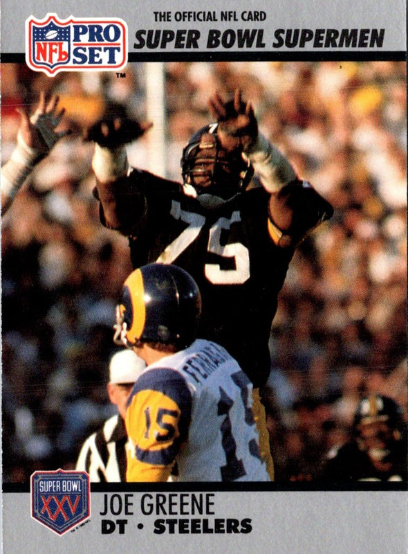 1990 Pro Set Super Bowl 160 Joe Greene #84