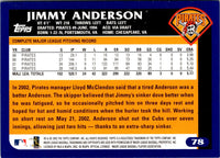 2003 Topps Home Team Advantage Jimmy Anderson #78