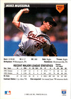 1993 Donruss Mike Mussina #427