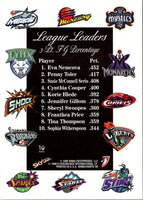 1999 Hoops WNBA Eva Nemcova/Penny Toler/Suzie McConnell Serio/Cynthia Cooper #10