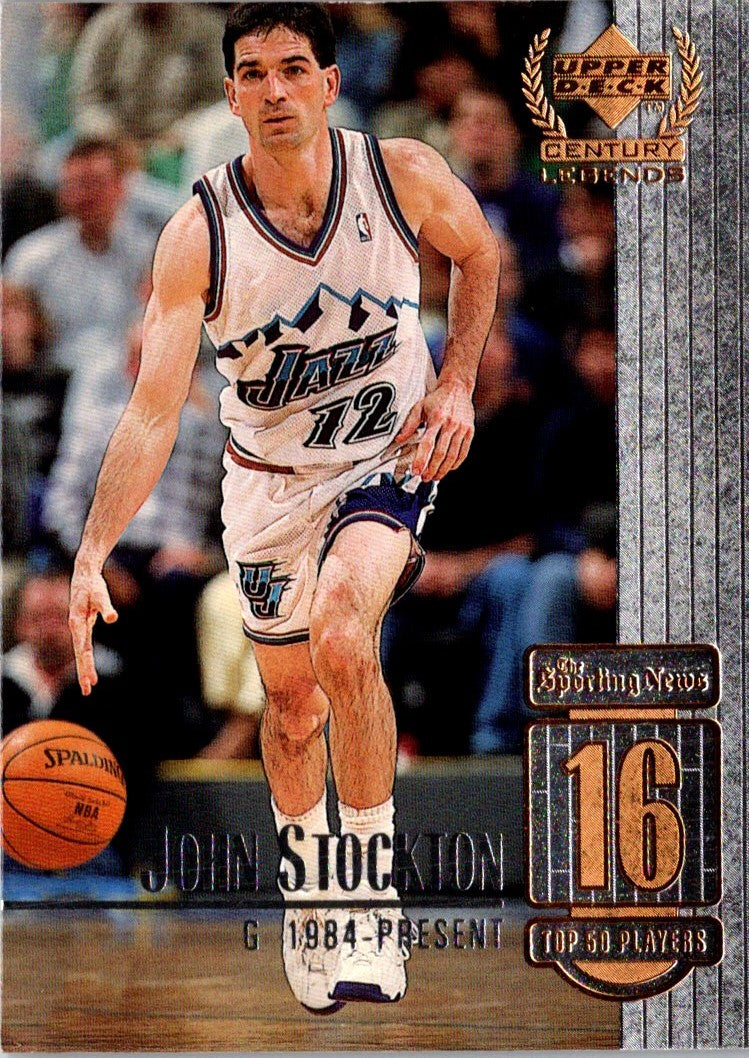 1999 Upper Deck Century Legends John Stockton