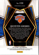 2021 Panini Select Blue Quentin Grimes