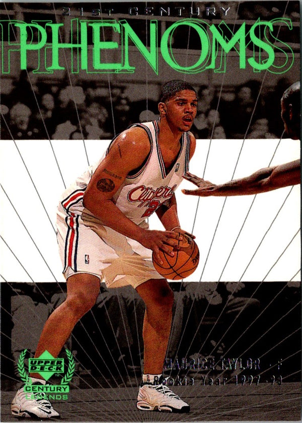 1999 Upper Deck Century Legends Maurice Taylor #72