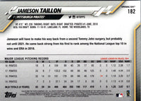 2020 Topps Opening Day Jameson Taillon #182