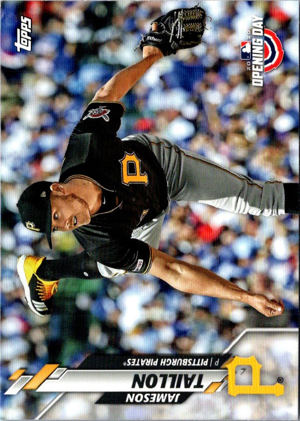 2020 Topps Opening Day Jameson Taillon #182