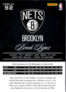 2012 Panini Prestige Brook Lopez