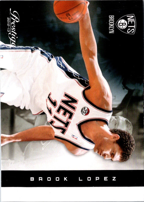 2012 Panini Prestige Brook Lopez #92