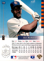 1993 SP Ray McDavid #170 Rookie