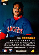 1996 Pinnacle Juan Gonzalez