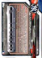 2018 Bowman Draft Matt Sauer #BD-184