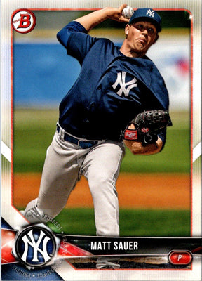 2018 Bowman Draft Matt Sauer #BD-184