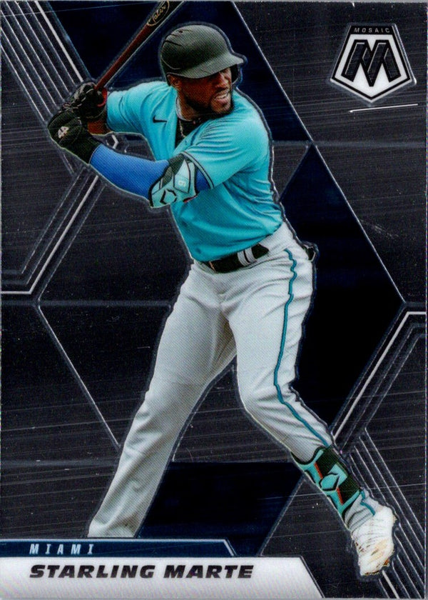 2021 Panini Mosaic Starling Marte #49