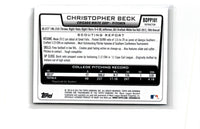 2012 Bowman Draft Picks & Prospects Chrome Christopher Beck #BDPP101