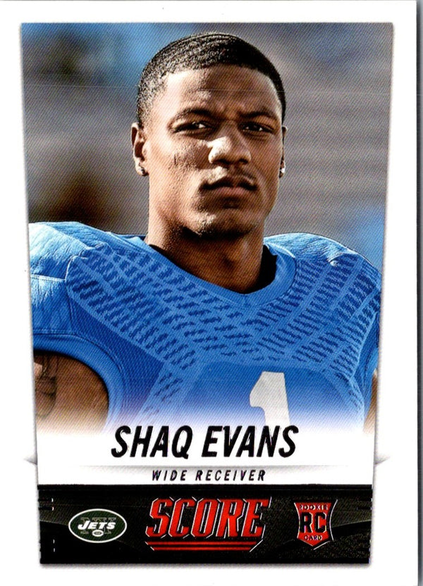 2014 Score Shaq Evans #420 Rookie