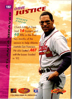 1994 Sportflics 2000 Dave Justice #192