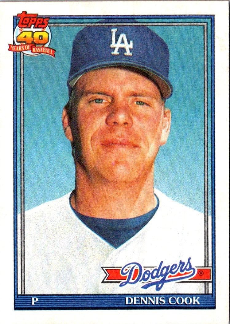 1991 Topps Dennis Cook