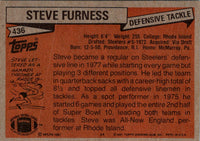 1981 Topps Steve Furness #436
