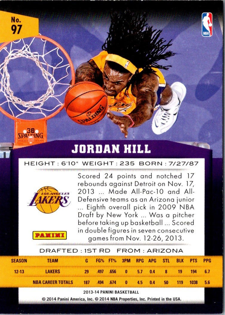 2013 Panini Jordan Hill