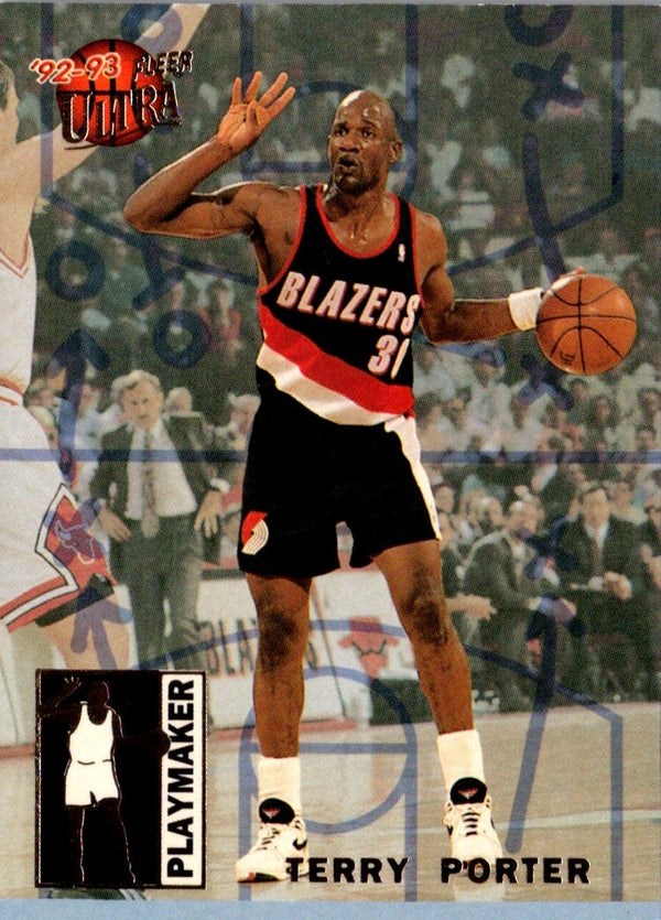 1992 Ultra Playmakers Terry Porter #7