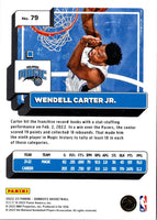 2022 Donruss Wendell Carter Jr. #79