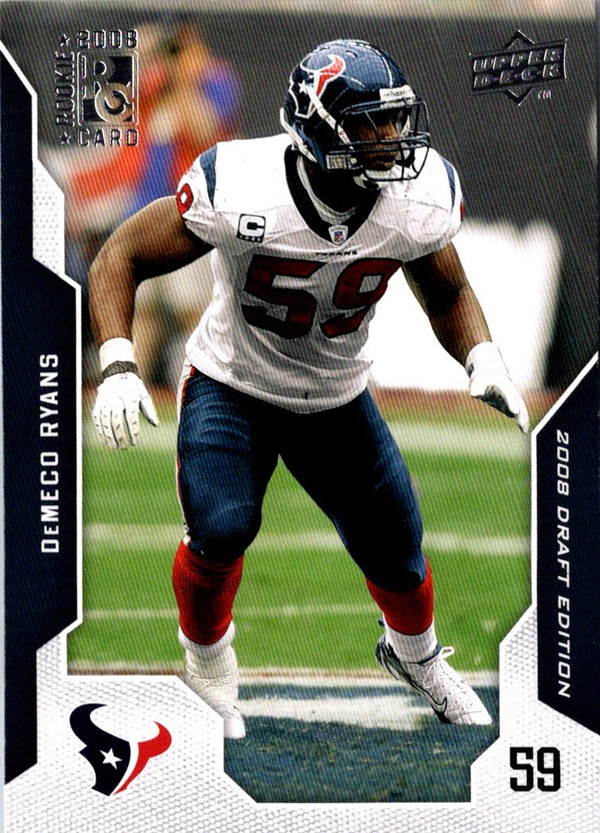 2008 Upper Deck Draft Edition DeMeco Ryans #142