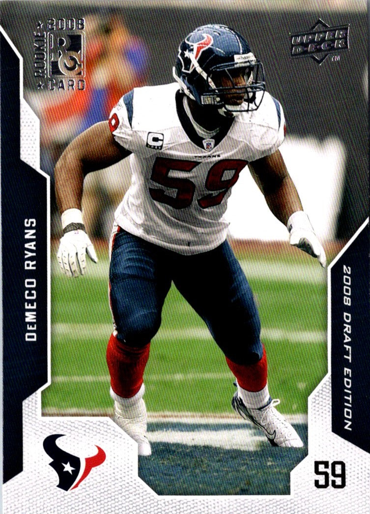 2008 Upper Deck Draft Edition DeMeco Ryans