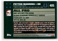 2007 Topps Peyton Manning #405