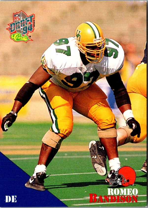 1994 Classic NFL Draft Gold Romeo Bandison #77