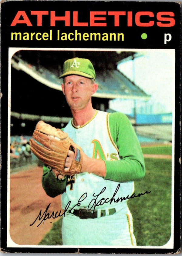 1971 Topps Marcel Lachemann #84 Rookie