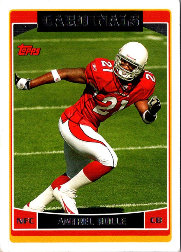 2006 Topps Arizona Cardinals Antrel Rolle #ARI2