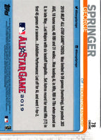 2019 Topps Chrome Update Edition George Springer #78