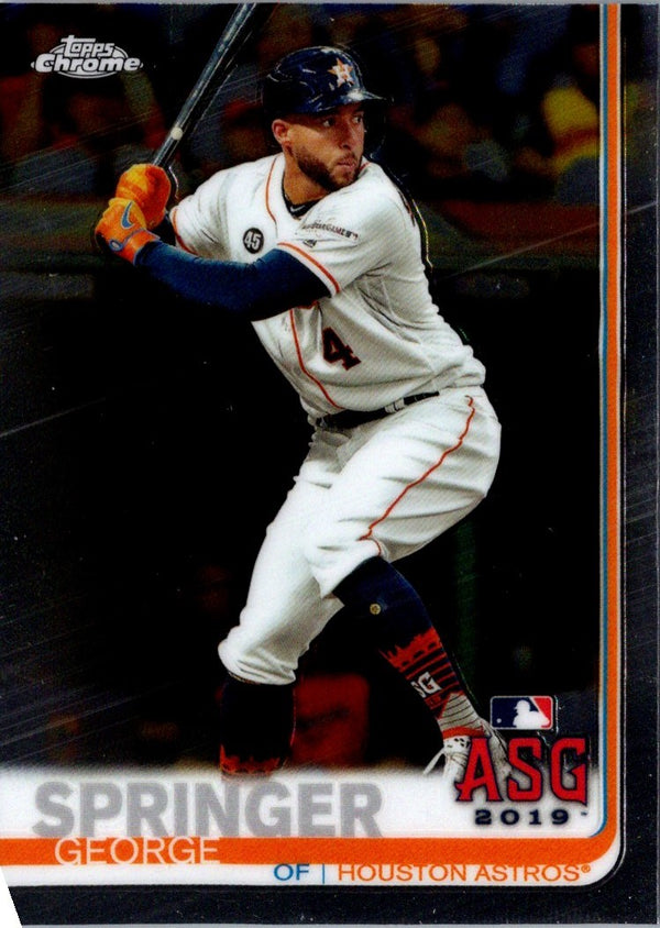 2019 Topps Chrome Update Edition George Springer #78