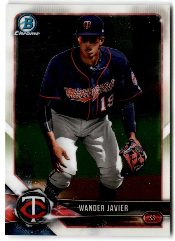 2018 Bowman Chrome Prospects Wander Javier #BCP134