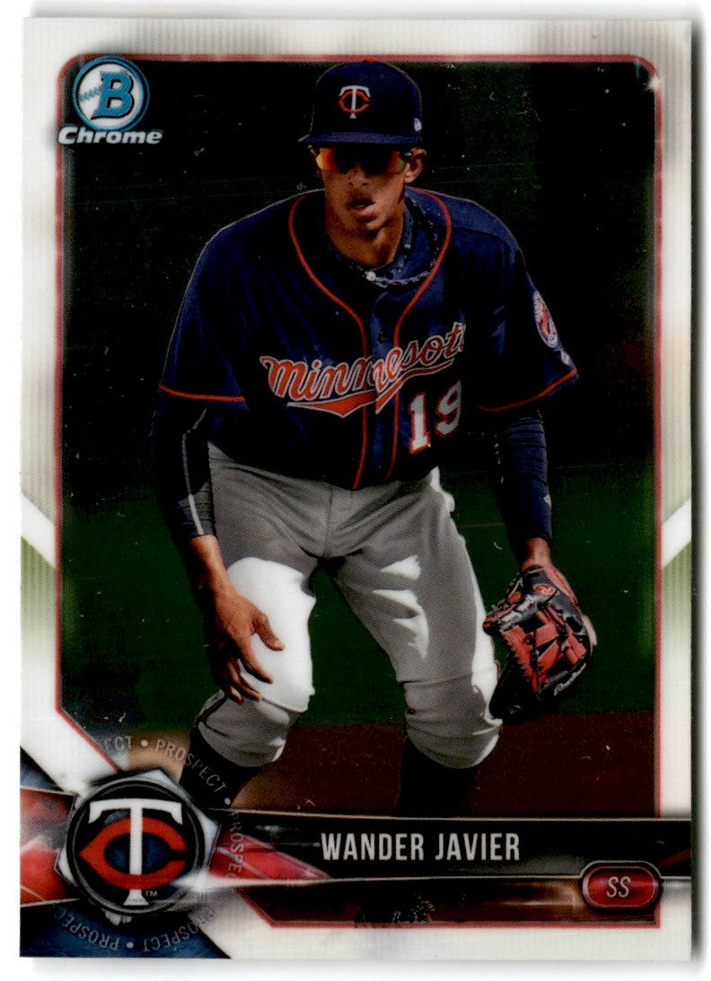 2018 Bowman Chrome Prospects Wander Javier