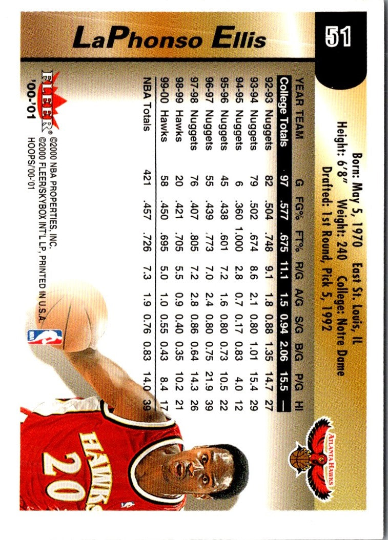 2001 Fleer Force LaPhonso Ellis