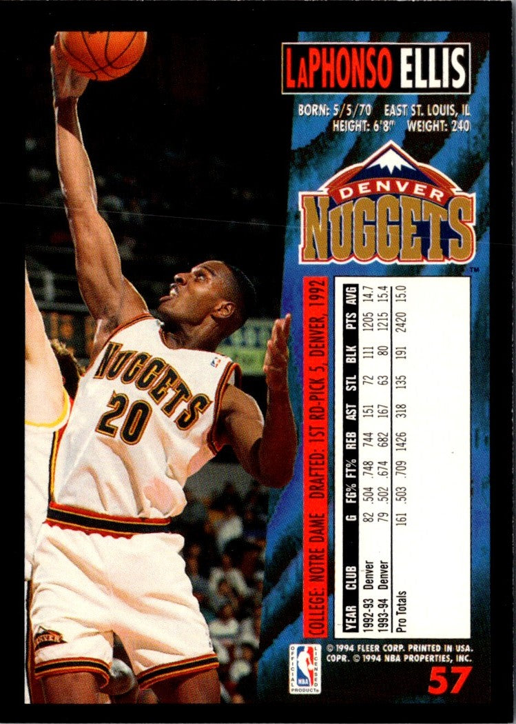 1994 Fleer LaPhonso Ellis