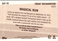 2013 Topps Magic Ground & Pound Trent Richardson #GAP-TR