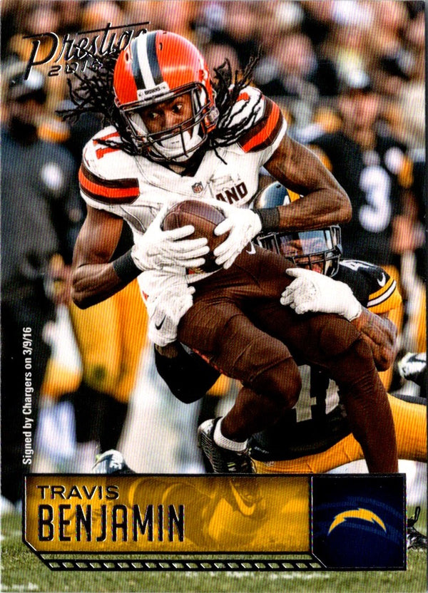 2016 Panini Prestige Travis Benjamin #48