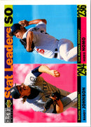 1996 Collector's Choice Randy Johnson/Hideo Nomo